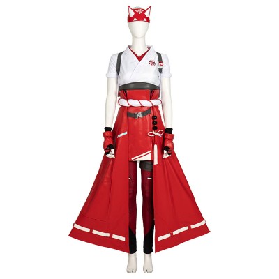 Overwatch2 Gioco Cosplay Kiriko Intero Costumi Cosplay Carnevale