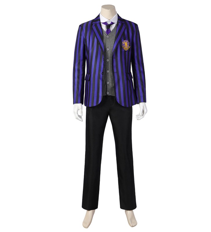 La Famiglia Addams TV Cosplay Eugene Otinger Costumi Cosplay Uniformi