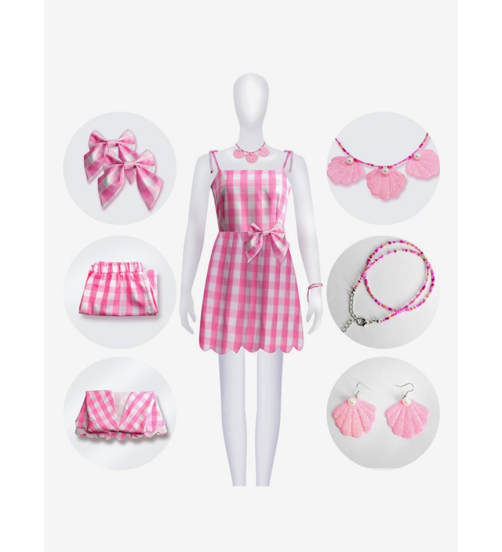 Barbie Movie Cosplay Barbie Intero Set Edition Costumi Cosplay Halloween
