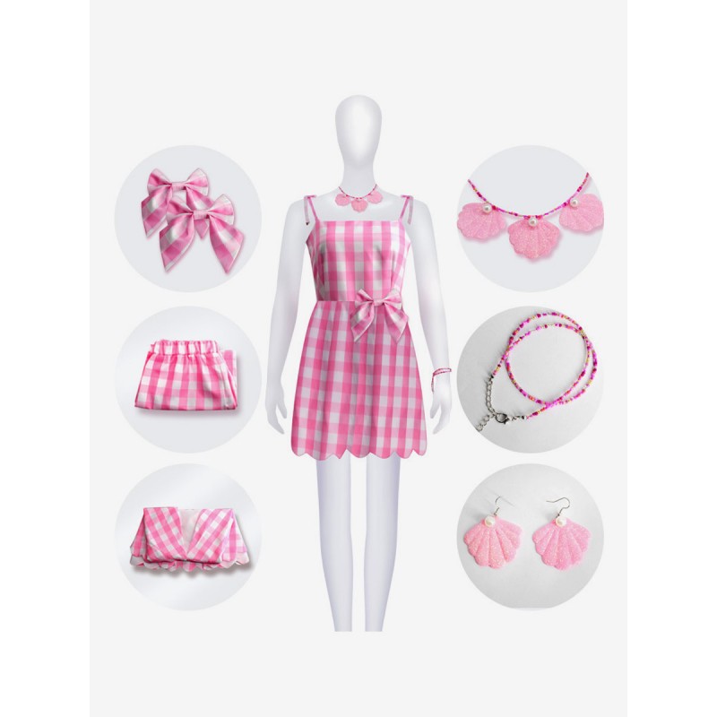 Barbie Movie Cosplay Barbie Intero Set Edition Costumi Cosplay Halloween