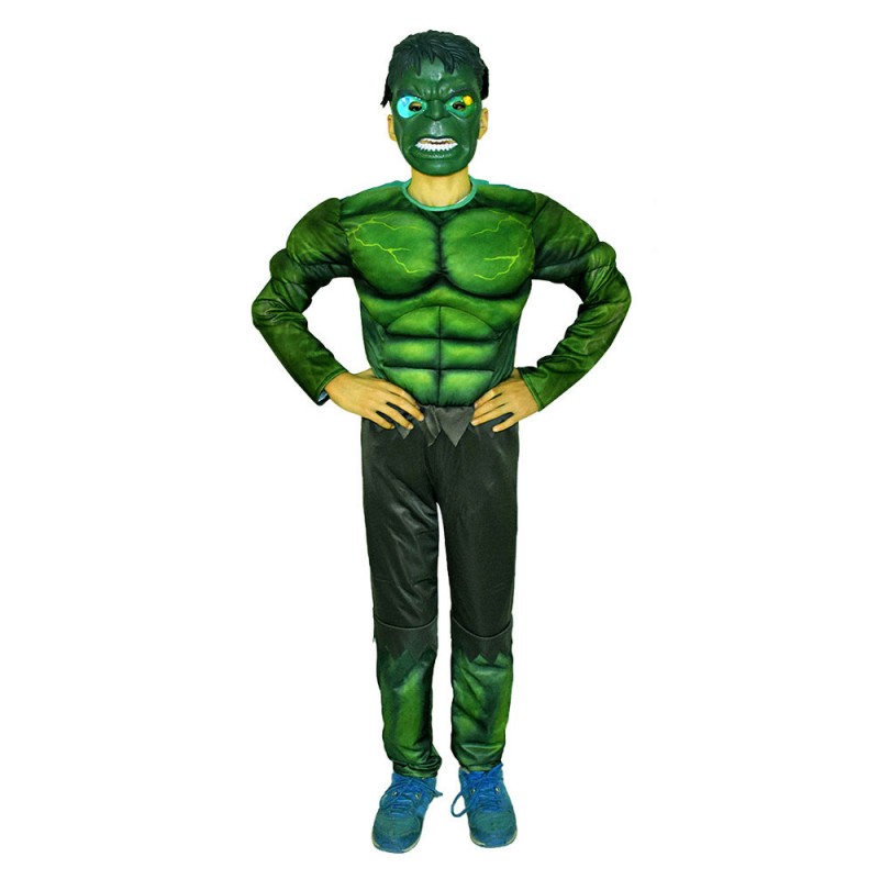 Marvel Comics Cosplay Verde American Comics Tuta Maschera Poly/Misto cotone Marvel Comics Halloween