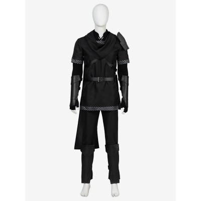 The Legend Of Zelda Game Cosplay Link Costumi Cosplay Black Verison senza scarpe Carnevale