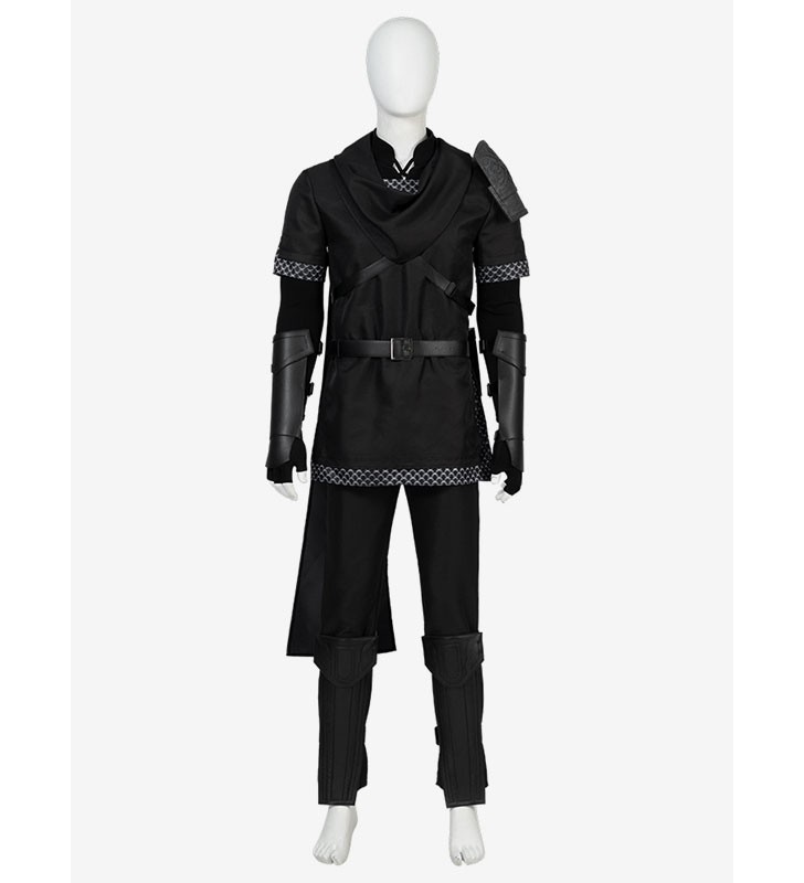 The Legend Of Zelda Game Cosplay Link Costumi Cosplay Black Verison senza scarpe Carnevale
