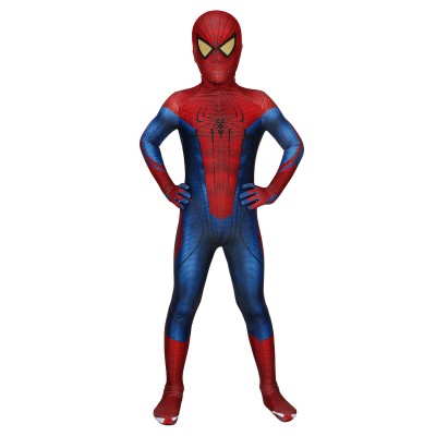 Spider Man The Amazing SpiderMan Marvel Film Cosplay Tuta Carnevale Costumi Cosplay Carnevale Halloween