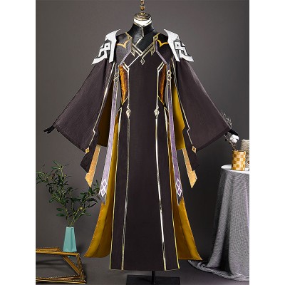 Genshin Impact Zhongli Morax Costumi Cosplay Halloween