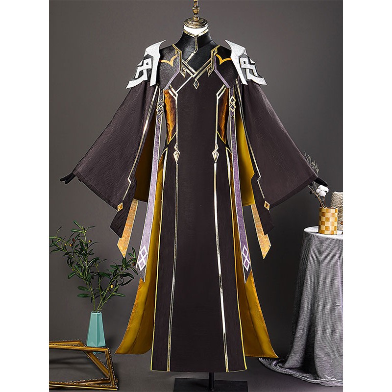 Genshin Impact Zhongli Morax Costumi Cosplay Halloween
