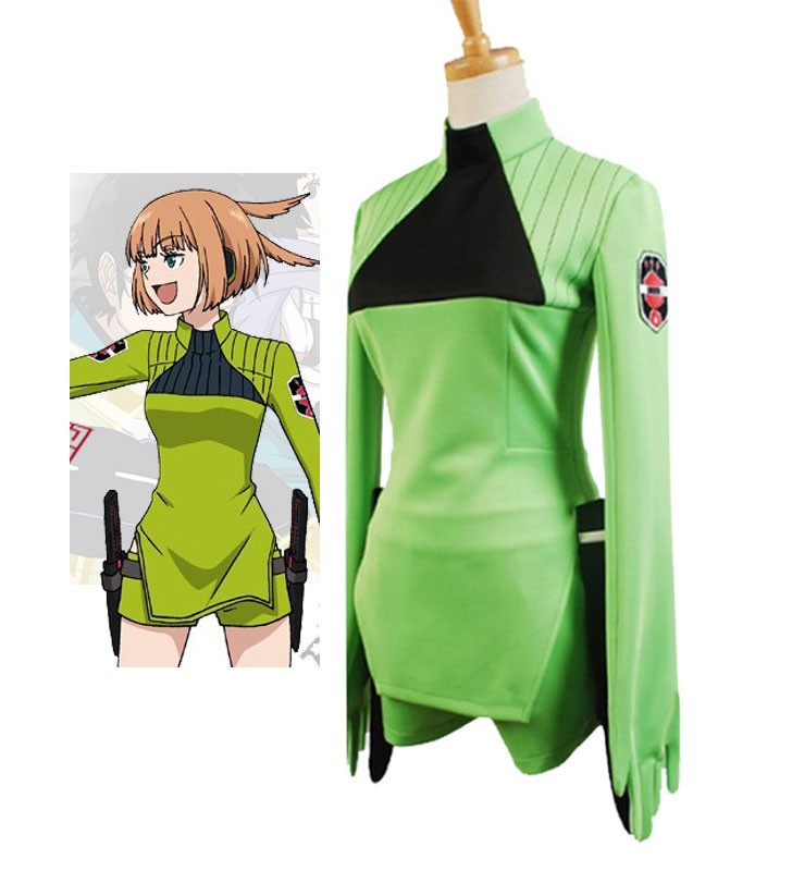 Jump Comics Konami Kirie Verde Set Completo Costumi Cosplay Carnevale Halloween