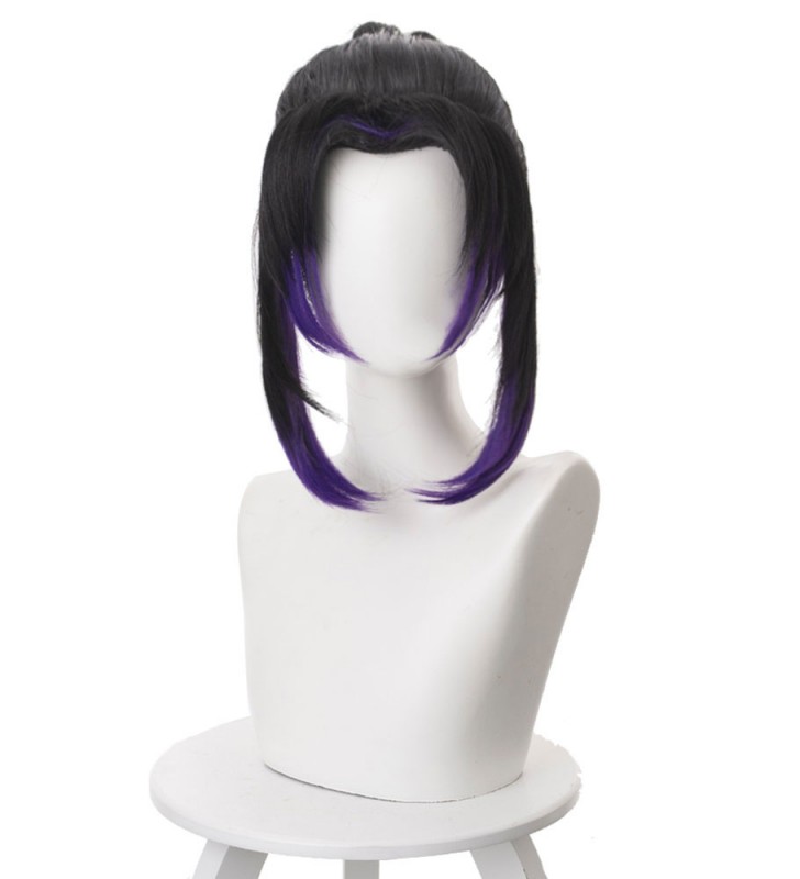 Costume Carnevale Demon Slayer: Kimetsu No Yaiba Parrucca Cosplay Kochou Shinobu Parrucche Cosplay Anime giapponesi Halloween