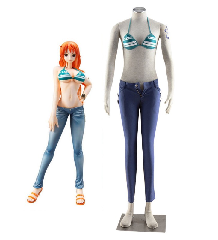 Nami Chic poliestere Naruto Costumi Cosplay Halloween