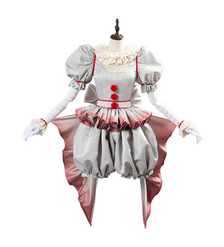IT Pennywise femminile Costumi Cosplay di Carnevale Halloween