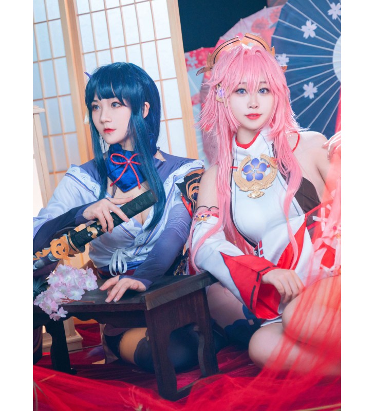 Genshin Impact Yae Miko Set completo Mihoyo gioco Costumi Cosplay