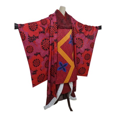 Demon Slayer Kimetsu No Yaiba Oni Daki Kimono Set Completo Costumi Cosplay Halloween