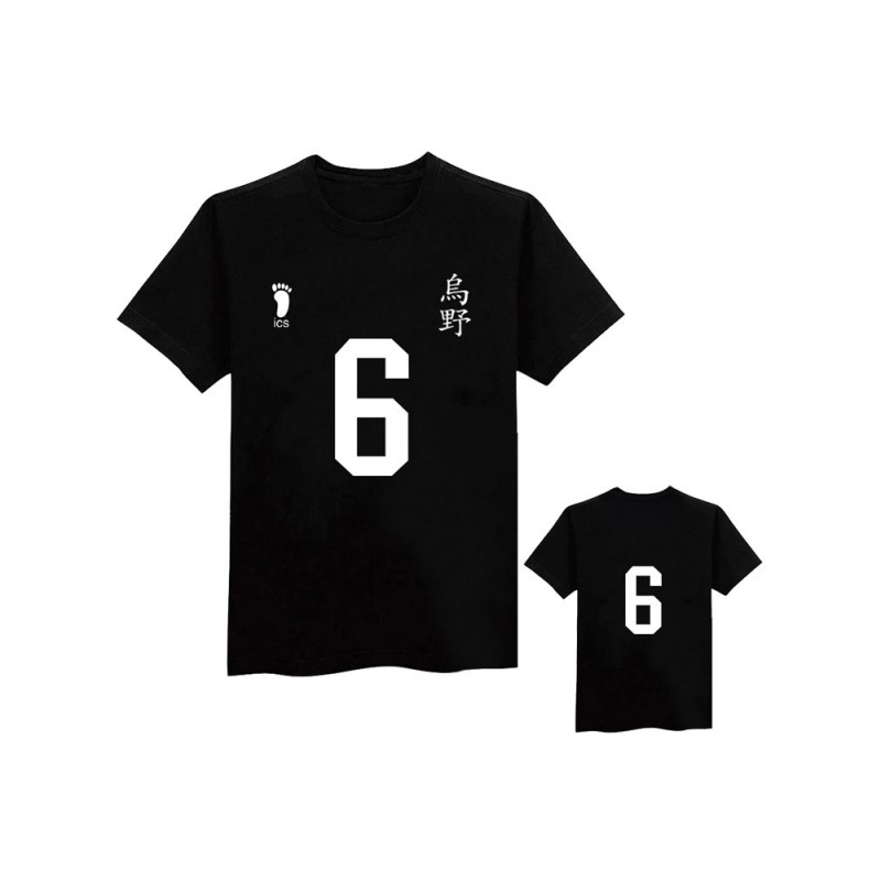 Haikyuu !! No. 6 T Shirt Costumi Cosplay
