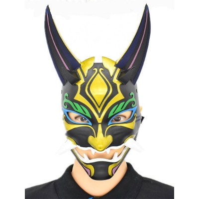 Maschera cosplay Genshin Impact Xiao Carnevale Halloween