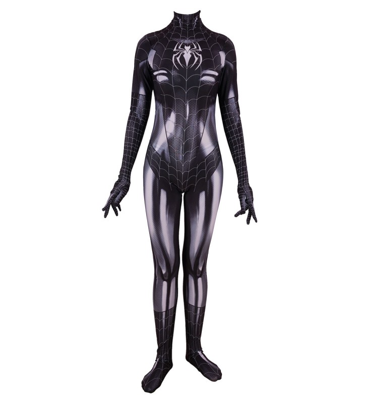 Femeal Spider Man Nero Cosplay Tuta Marvel Comics Carnevale Costumi Cosplay Halloween