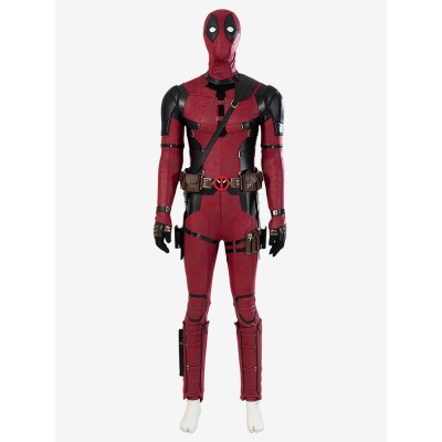 Marvel Comics Deadpool 3 Film Cosplay Deadpool Wade Costumi Cosplay Prestige Edition Carnevale Halloween