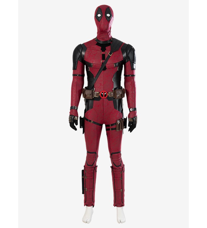 Marvel Comics Deadpool 3 Film Cosplay Deadpool Wade Costumi Cosplay Prestige Edition Carnevale Halloween