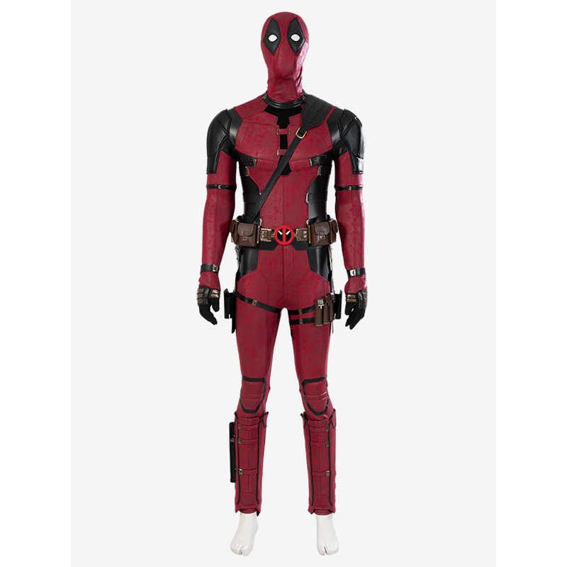 Marvel Comics Deadpool 3 Film Cosplay Deadpool Wade Costumi Cosplay Prestige Edition Carnevale Halloween