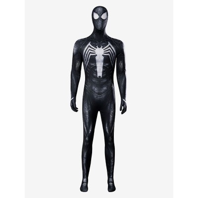 SpiderMan Cosplay PS5 Marvel Spiderman 2 Gioco Cosplay Symbiote SpiderMan Cosplay Suit Carnevale Halloween
