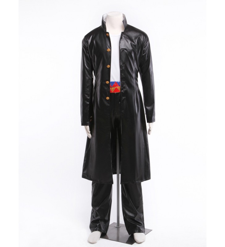 Costume Carnevale Bizzarre Adventure Kujo Jotaro in pelle personaggio Anime Costume di JoJo Halloween
