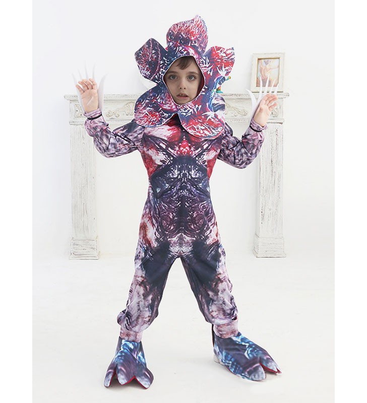 Stranger Things TV Cosplay Kid Demogorgon Costumi Cosplay Halloween