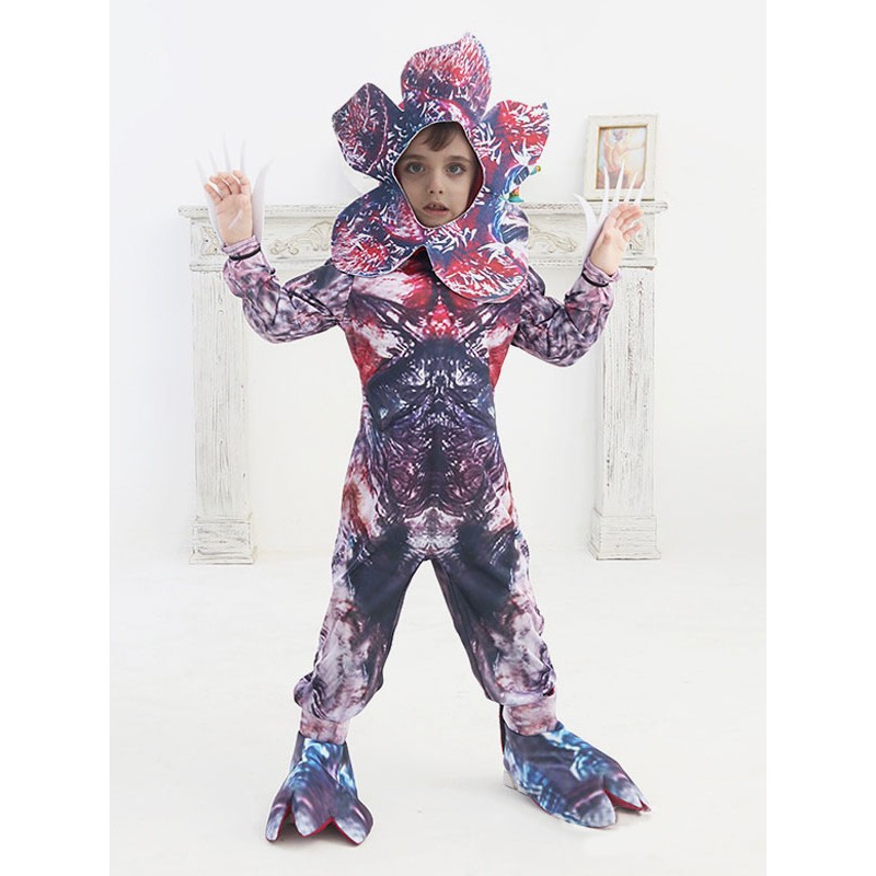 Stranger Things TV Cosplay Kid Demogorgon Costumi Cosplay Halloween