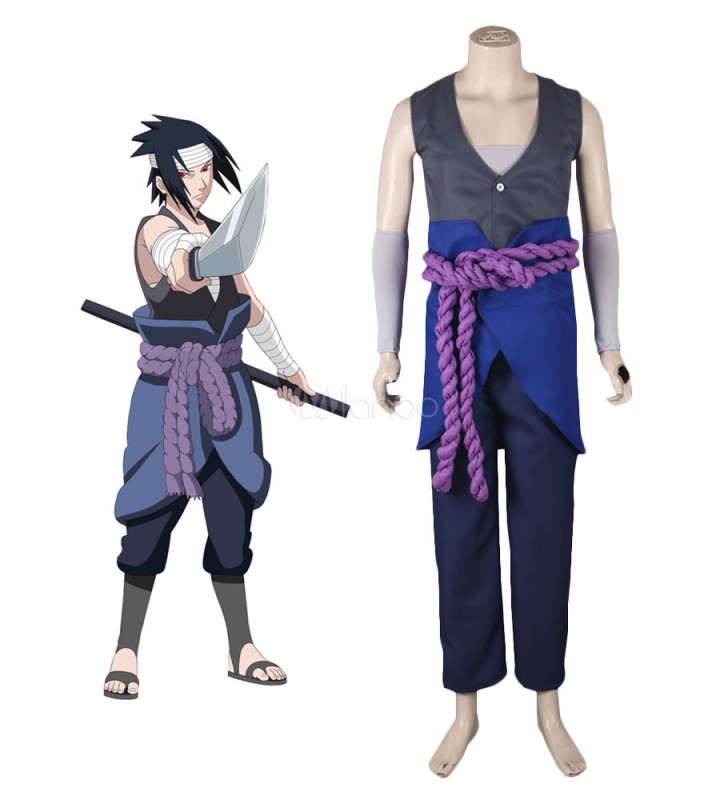 Costume Carnevale Naruto Uchiha Sasuke Costumi Cosplay Carnevale Halloween