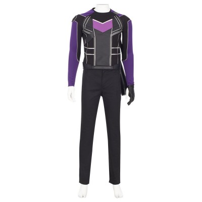 Pantaloni di guanti in poliestere in Pellicola Cosplay nero Set di fumetti Marvel in ecopelle