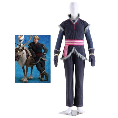 Frozen Kristoff Costumi Cosplay Carnevale Halloween