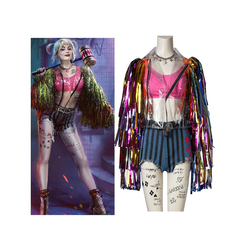 Birds Of Prey Harley Quinn Cosplay Set completo DC Film Costumi Cosplay
