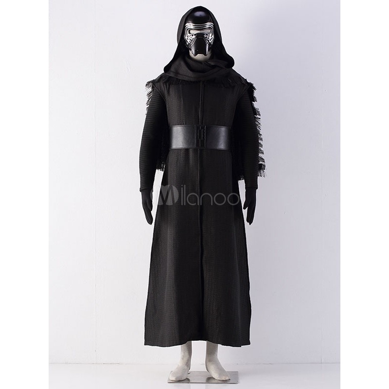 Cotone nero fibra Star Wars per gli uomini Costumi Cosplay