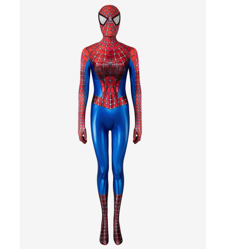 Costumi Spiderman da donna Ture Red Supereroi Lycra Spandex Tuta Catsuit Zentai