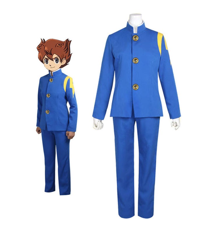 Uniformi Inazuma Eleven Kaminarimon scuola Costumi Cosplay Halloween