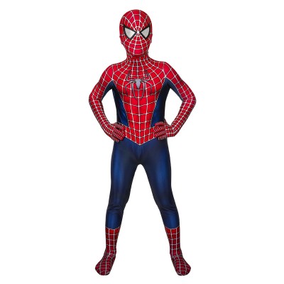 Marvel Comics Marvel Spider Man Kid Zentai Suit Carnevale Costumi Cosplay Carnevale Halloween