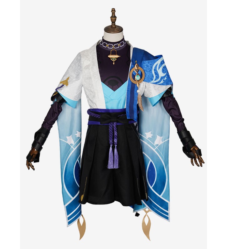 Costumi cosplay Genshin Impact Wanderer Balladeer senza cappello Carnevale