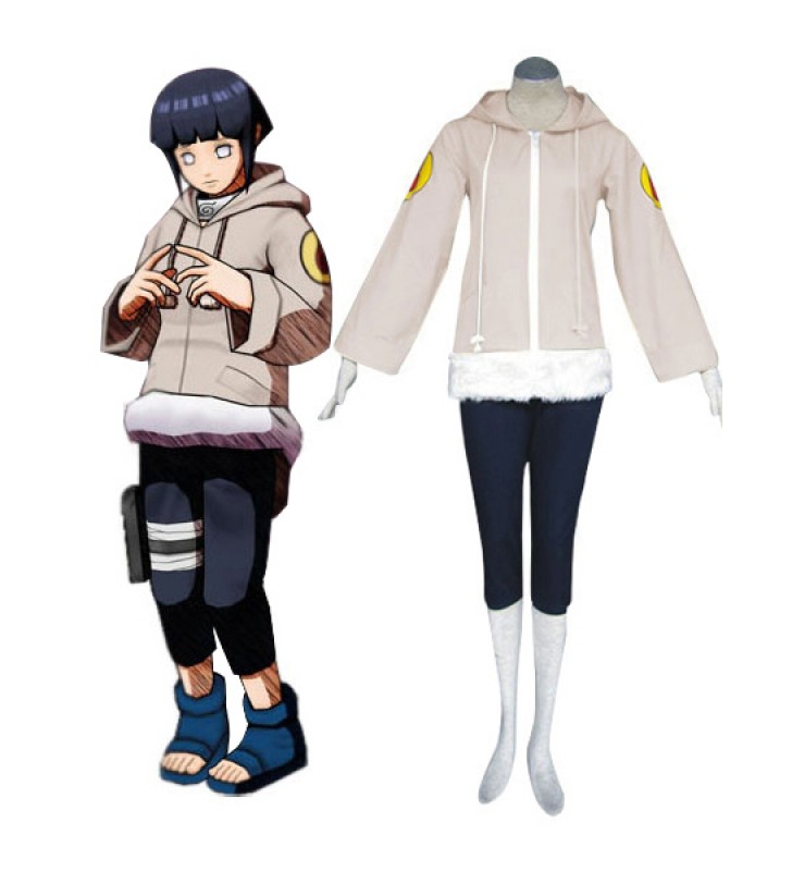 Costume Carnevale 2023 Naruto Hyuuga Hinata Versione 12 anni Costumi Cosplay Halloween