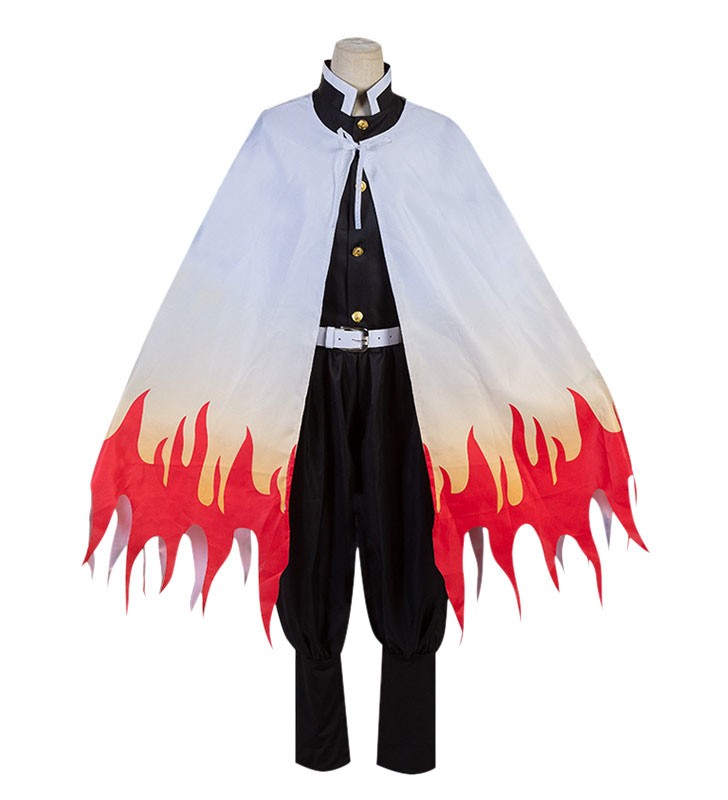 Demon Slayer Kimetsu No Yaiba Rengoku Kyoujurou Set completo Costumi Cosplay