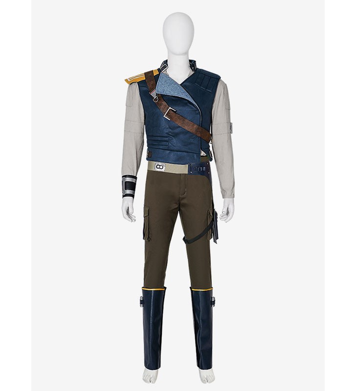 Star Wars Cosplay Jedi Survivor Cal Kestis Costumi Cosplay senza Scarpe