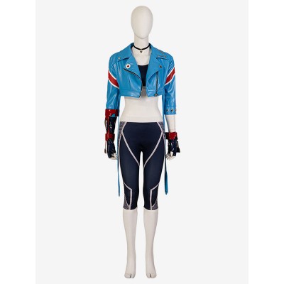 Street Fighter 6 Gioco Cosplay Cammy Costumi Cosplay con calzini e collana Carnevale Halloween