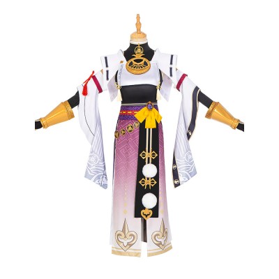 Genshin Impact Kujou Sara Mihoyo gioco Set completo Costumi Cosplay Halloween