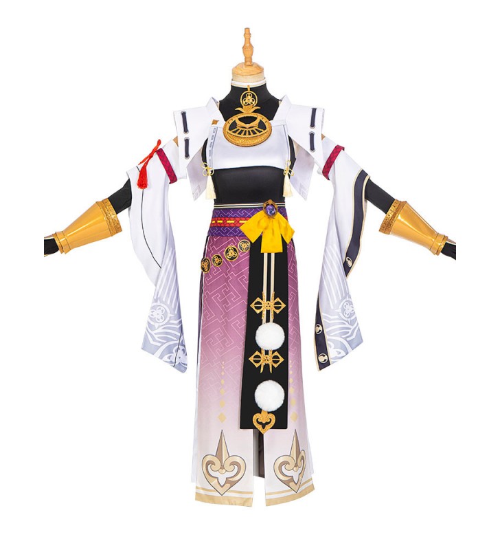 Genshin Impact Kujou Sara Mihoyo gioco Set completo Costumi Cosplay Halloween