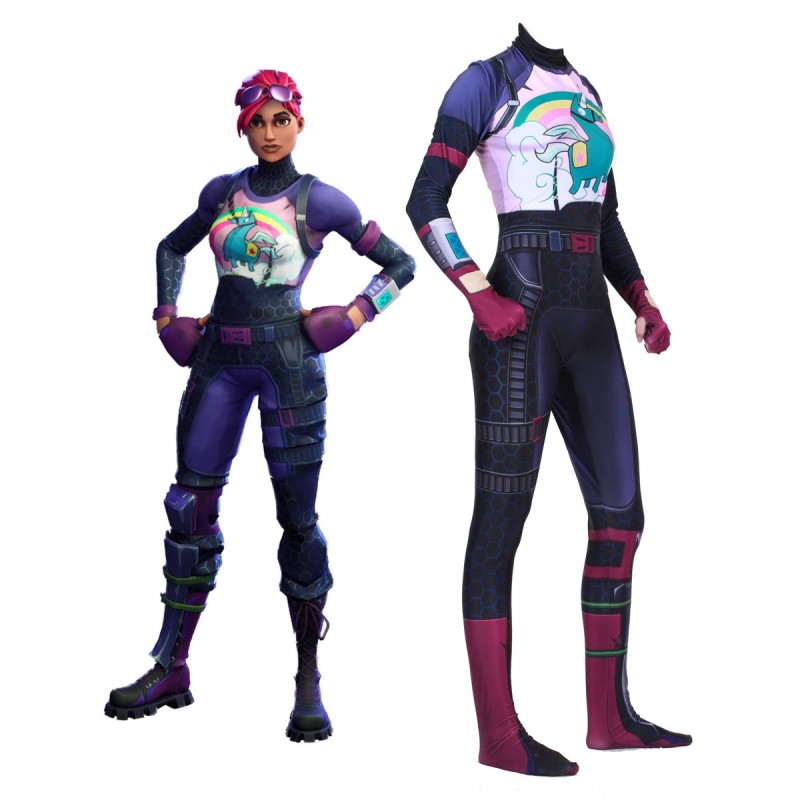 Costumi Cosplay Fortnite Dark Navy Gioco Fortnite Body Body Tuta Brite Bommber Lycra Spandex Gioco per bambini Costumi Cosplay Halloween