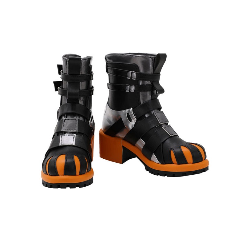 Vtuber Nijisanji Noctyx Alban Knox Scarpe Cosplay Stivali in pelle PU Halloween