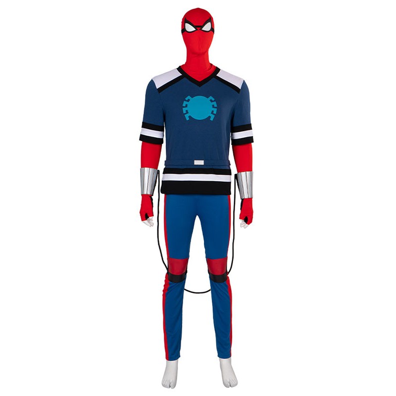 SpiderMan Cosplay SpiderMan Homecoming Felpa con cappuccio intera Cosplay