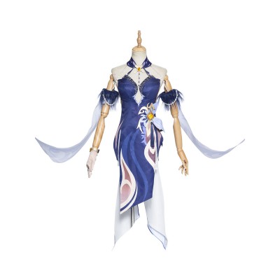Gioco Genshin Impact Ningguang Cosplay Poliestere Costume Party Clothes Halloween