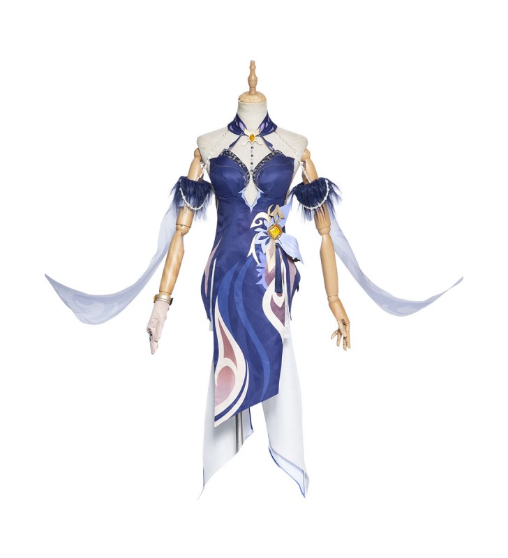 Gioco Genshin Impact Ningguang Cosplay Poliestere Costume Party Clothes Halloween