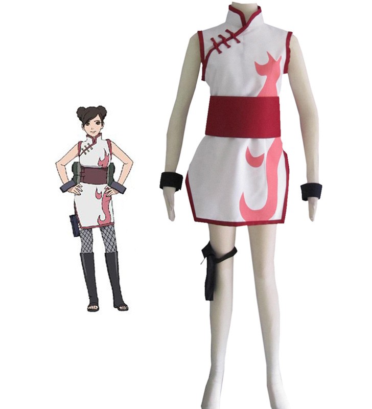 Costume Carnevale Naruto il film l'ultimoTenten Cheongsam Costumi Cosplay