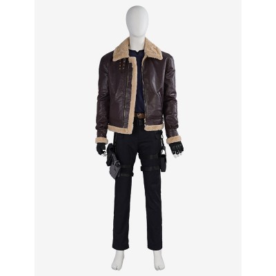 Resident Evil 4 Remake Gioco Cosplay Leon S Kennedy Interi costumi cosplay senza scarpe