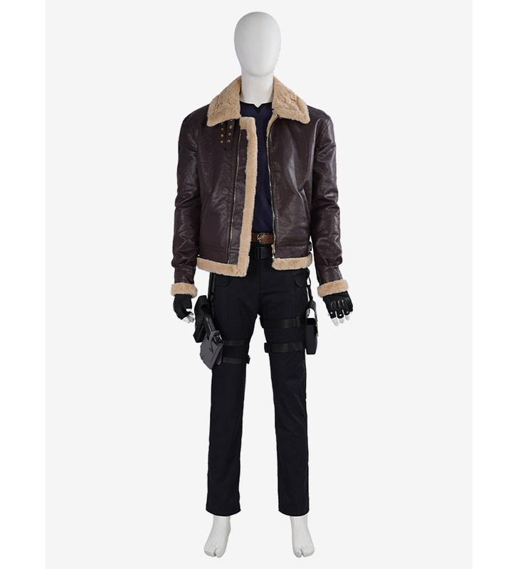Resident Evil 4 Remake Gioco Cosplay Leon S Kennedy Interi costumi cosplay senza scarpe