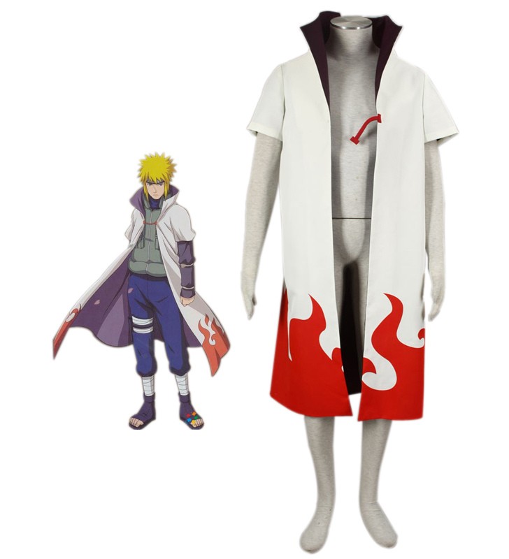 Costume Carnevale Abito da di Naruto Namikaze Minato Costumi Cosplay Halloween